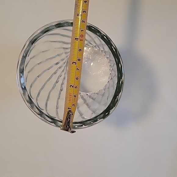 FLOWER VASE, glass. - Picture 6 of 7